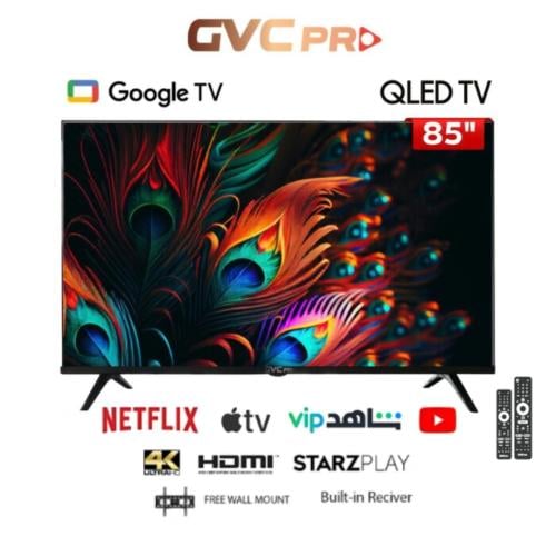 شاشة جي في سي 85 بوصه GVC-85GOQ8200 - QLED