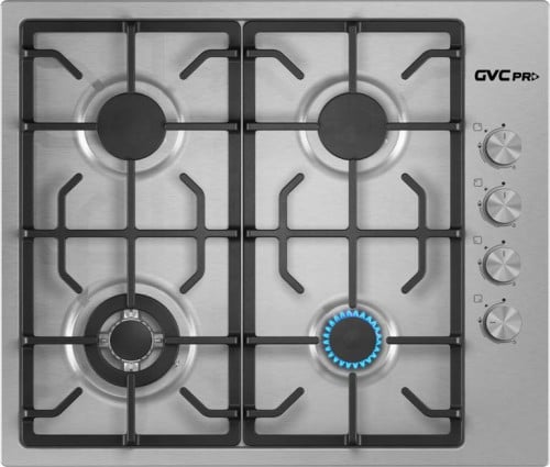 سطح غاز ايطالي 4 عيون مقاس 60*60 من جي في سي برو -...