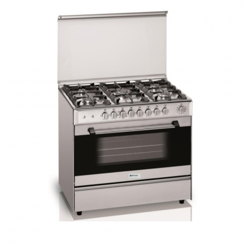 فرن غاز 90 60 خمس عيون ستانلس ستيل GCW99SS