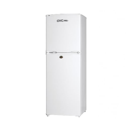 ثلاجة بابين ابيض جي في سي برو 252 لتر GVDS-400