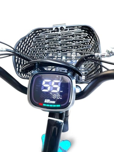 دراجة 60 فولت ابو بطاريتين بمجموع 31 امبير كفر عري...