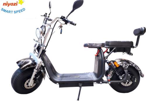 دباب هارلي كهربائي 60 فولت بشكل جذاب رياضي