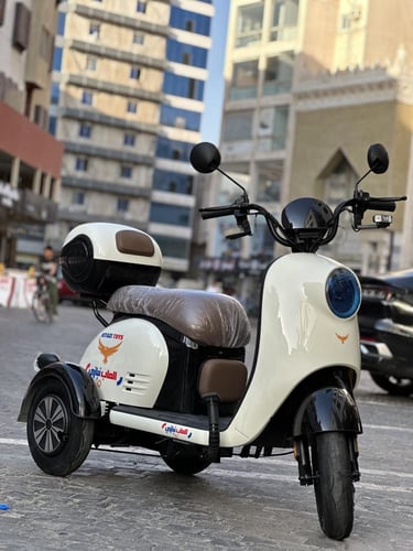 دباب كهربائي 3 كفرات القوي لكبار السن