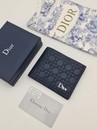 محفظة ديور ثنائية الطي | Dior Oblique Wallet