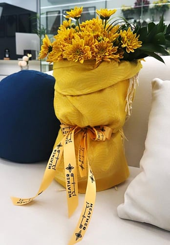 الشال الكشميري | باقة يلو روز هارموني