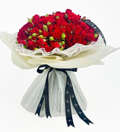 باقة البيبي جوري | تغليف جلد