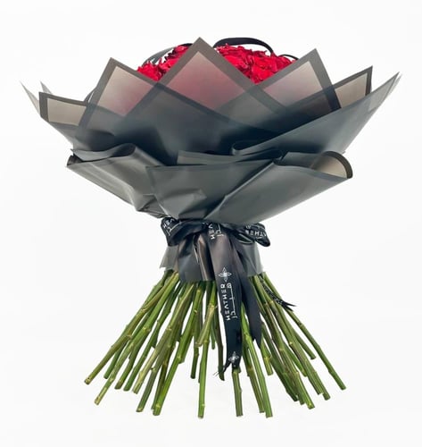 باقة الجوري الاحمر | 50 ورده