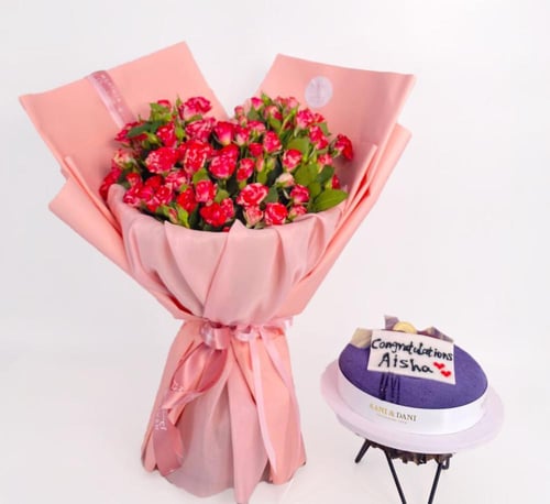 بايكرومتك بلوسوم | كيكة آني وداني بلو فلفت حجم وسط