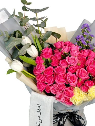 باقة فلورالايت ميستيكرون للتخرج