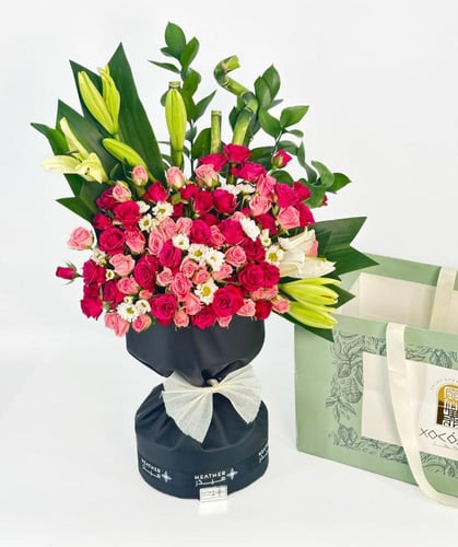 ماجيك بوكس شوكلاتة | باقة وردي وندرز