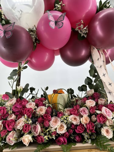 كيكة كانديرا | بالزهور الهولندي | بالون