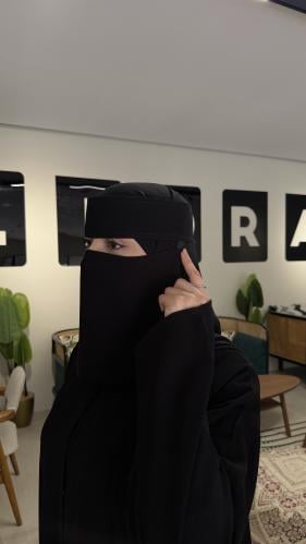 نقاب قصير مطاط واحد مستقيم