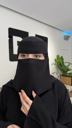 نقاب وسط مطاط واحد مايل