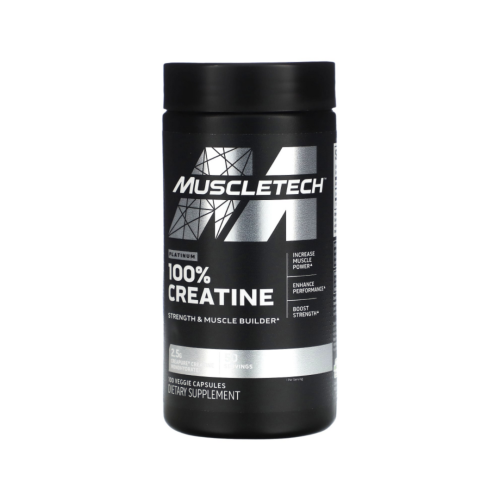 مسل تيك 100% كرياتين كابسولات, 100 كبسولة نباتية