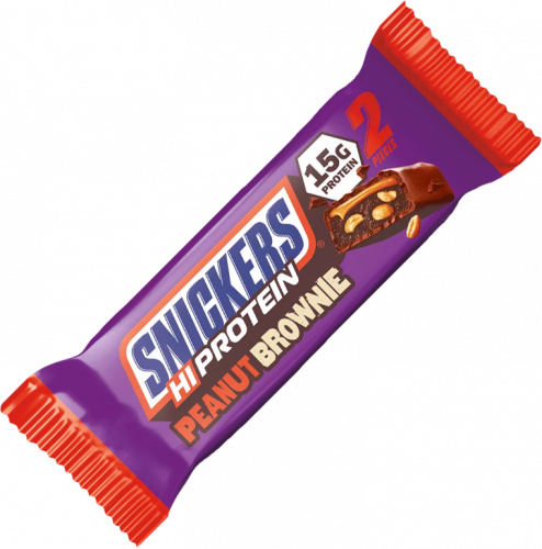 سنكرز - هاي بروتين بار نكهة الفول السوداني والبراو...