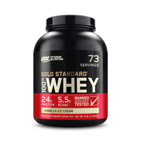 اوبتيمم نيوترشن جولد ستاندرد 100%واى, ايس كريم فان...