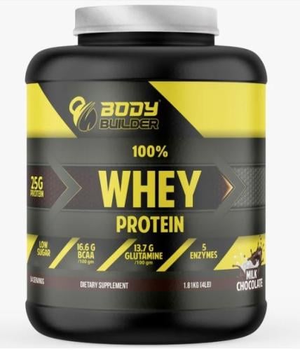 بودي بيلدر بروتين مصل اللبن 4 بوند نكهات متنوعة