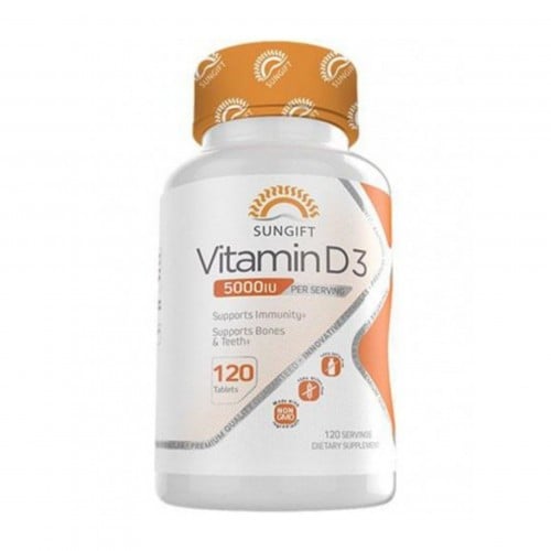 صن جيفت فيتامين د3 5000 وحدة دولية عدد 120 حبة