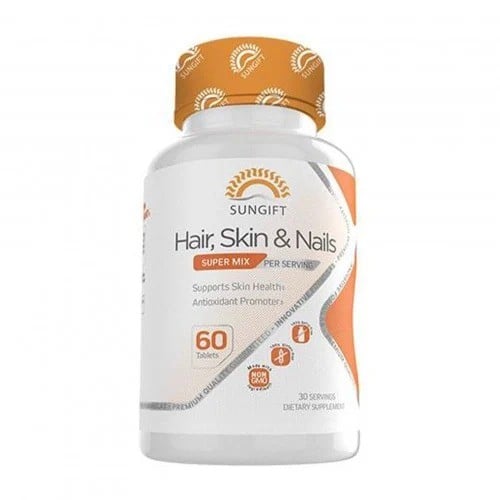 صن جيفت للشعر والبشرة والاظافر 60 حبة