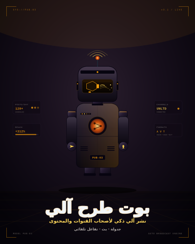 طرح آلي - برمجة بوت آلي او يدوي على حسب احتياجك
