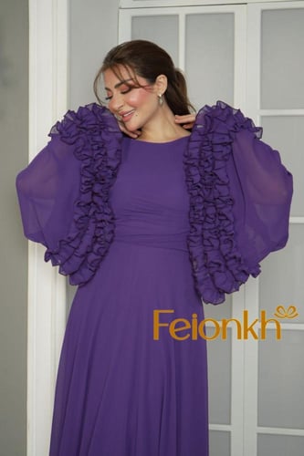 فستان:موف كم واسع