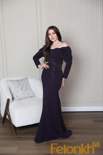 فستان كريب ناعم