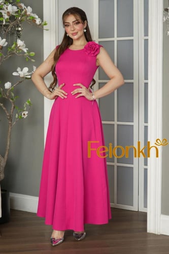 فستان : فوشي مخصر