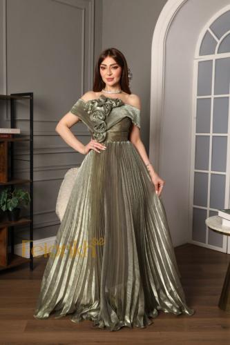فستان: زيتي سهرة انيق