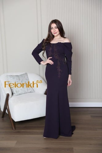 فستان كريب ناعم