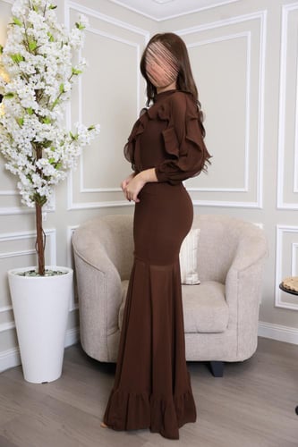 فستان جورجيت شيفون