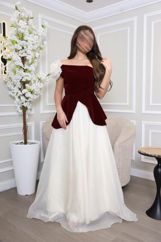 فستان سهرة عودي على سكري