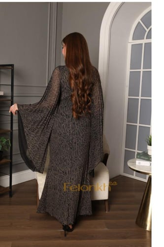 فستان: تل برنت فصوص كم واسع