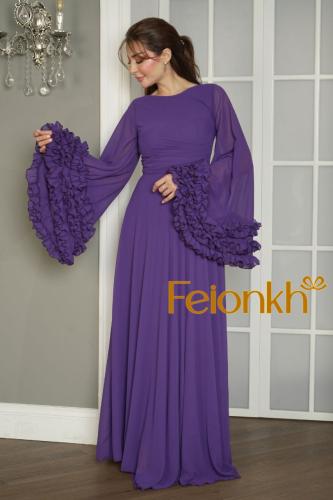 فستان:موف كم واسع