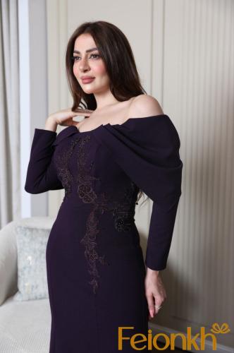 فستان كريب ناعم