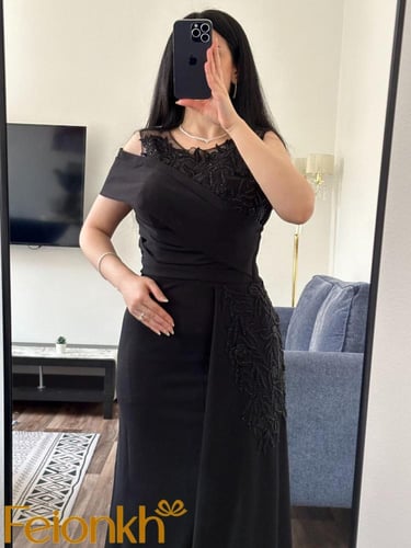 فستان اسود سهرة