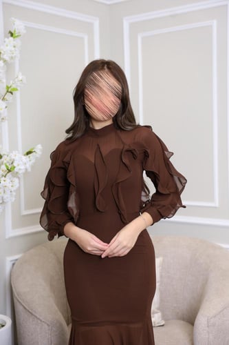 فستان جورجيت شيفون