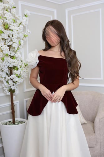 فستان سهرة عودي على سكري