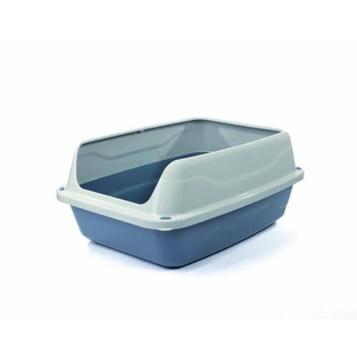 ليتر بوكس مفتوح للقطط بتصميم مرتفع الحواف من بت ان...