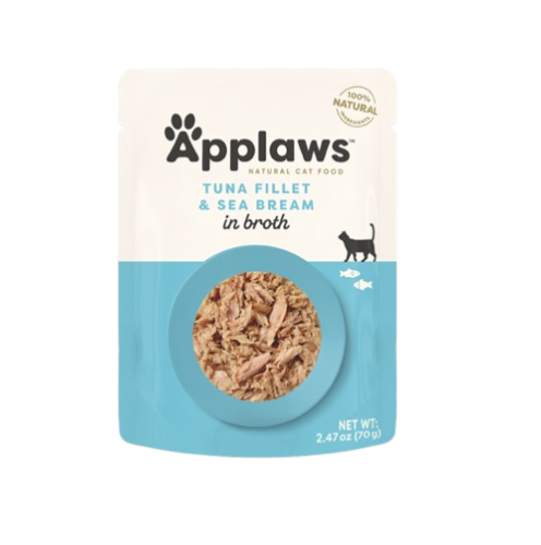 ابلاوز طعام رطب اظرف تونة مع الدنيس والأرز للقطط 7...