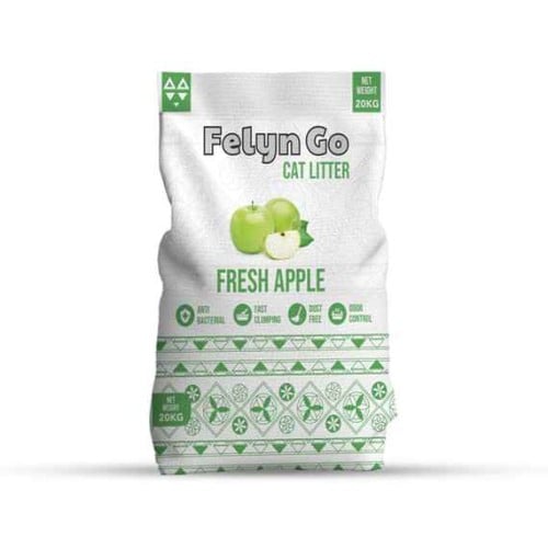 فلاين قو رمل بنتونيت عالي التكتل للقطط، رائحة التف...