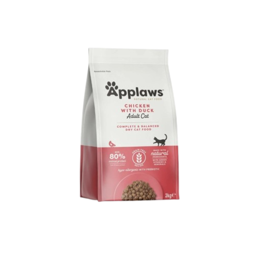 ابلاوز طعام جاف للقطط البالغة بنكهة الدجاج مع البط