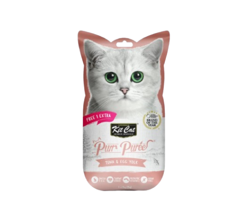 كت كات مكافآت كريمية للقطط بنكهة التونة وصفار البي...