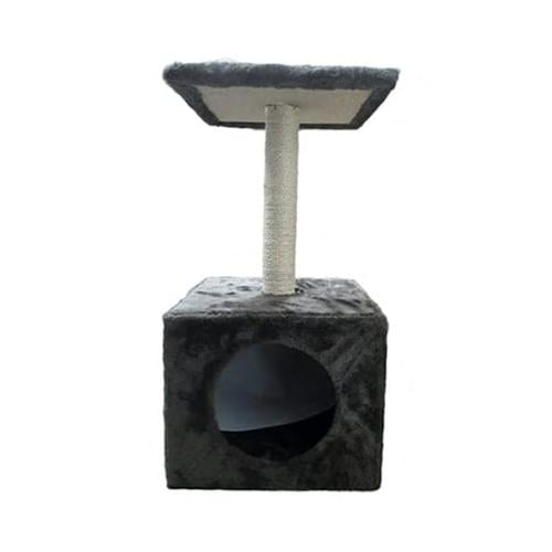 خداشة للقطط مع سرير لون بني