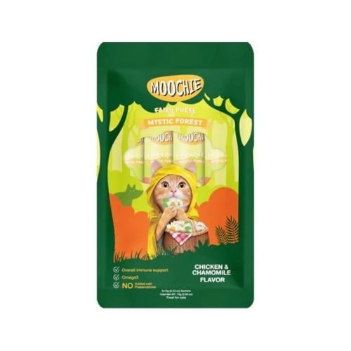 موتشي مكافاة كريمية للقطط بالدجاج وزهرة البابونج 5...