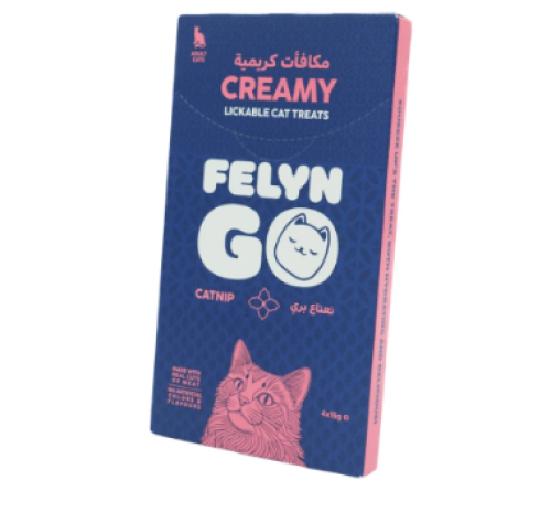 فلاين قو – مكافآت كريمية قابلة للعق بنكهة الكاتنيب...