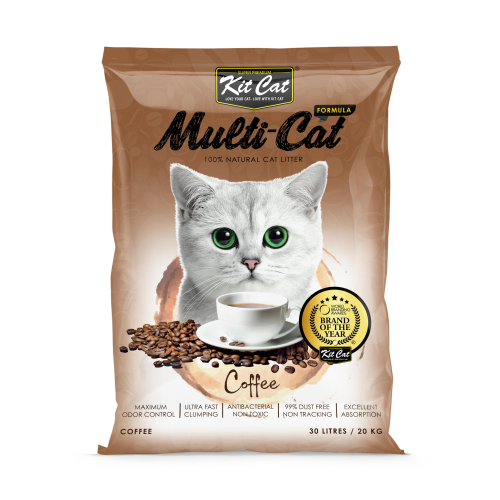 كت كات رمل كلاسيك للقطط برائحة القهوة