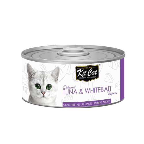 كت كات طعام رطب للقطط بالتونة وسمك المحيط الابيض 8...