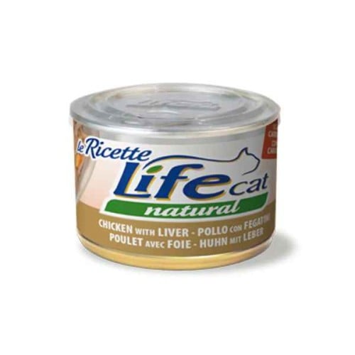 لايف كات معلبات الدجاج بالكبدة و الجزر طعام رطب لل...