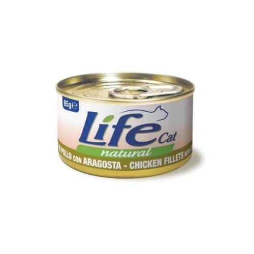 لايف كات معلبات فيلية الدجاج مع اللوبستر طعام رطب...