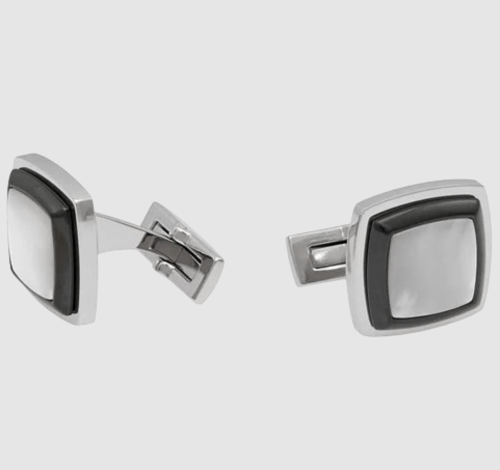 بيكاسو اند كو كبك - ازرار اكمام ستيل لون فضي بقاعد...